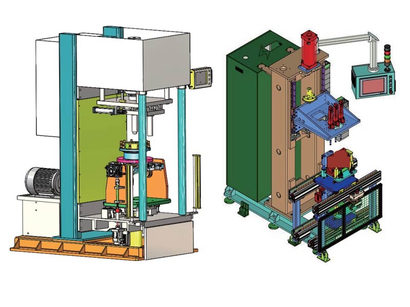 Multi-Head Turnover Dual-Direction Press Machine