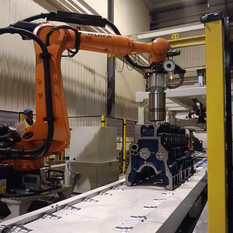 Cylinder block assembly line
