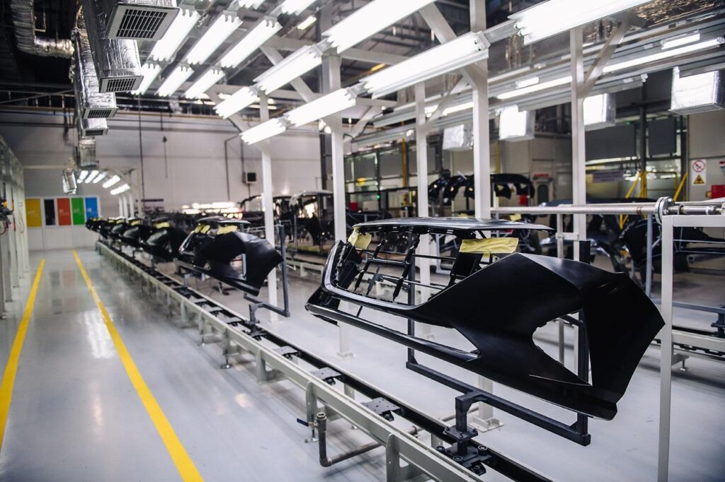 Front and Rear Bumper Conveyor Line