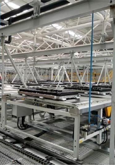 battery pack line