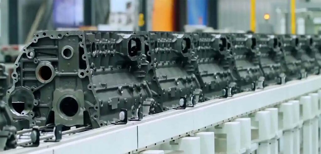 automotive powertrain assembly line